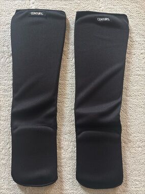 CENTURY Black Shin Guards / Sleeves